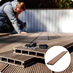 Tabla Deck WPC 2,2 m x 14 cm x 2,5 mm